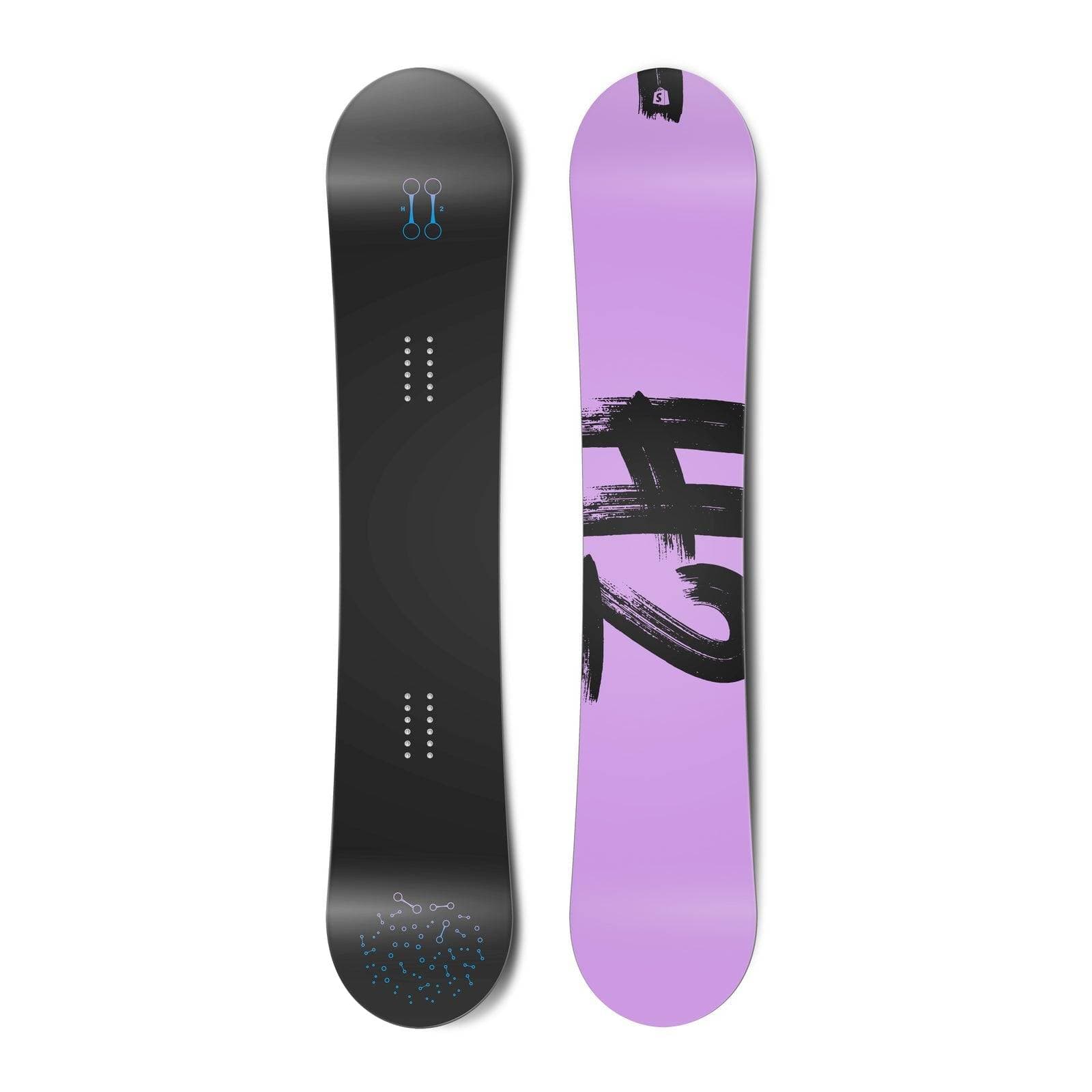 Operation Overlord The Collection Snowboard: Hydrogen. Black base with purple top sheet.